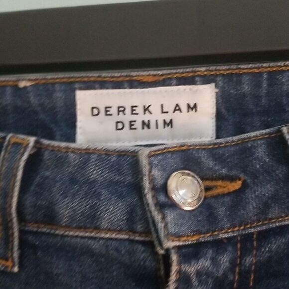 Derek Lam distressed, mid rise ankle length jeans size 26. - Picture 2 of 4